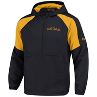 Windbreaker Jacket Under Armour Gustavus Black / Gold