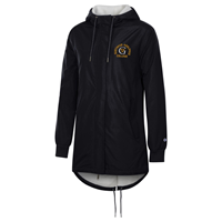 Women's Jacket Champion Gustavus Adolphus College G & Crowns Black