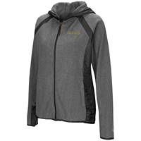 Womens Colosseum Hooded Full Zip Heather Gray