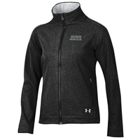 Women's Jacket Under Armour Softshell Gustavus Adolphus College Black