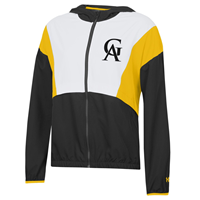 Women's Jacket Under Armour Windbreaker Gustavus GA White