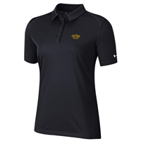 Women's Polo Under Armour Gustavus Adolphus College Black