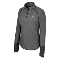 Women's Quarter Zip Colosseum Super Soft GA Gustavus Dark Gray