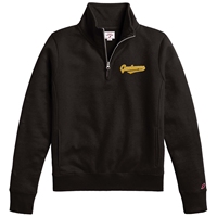 Women's Quarter Zip League Gustavus Black