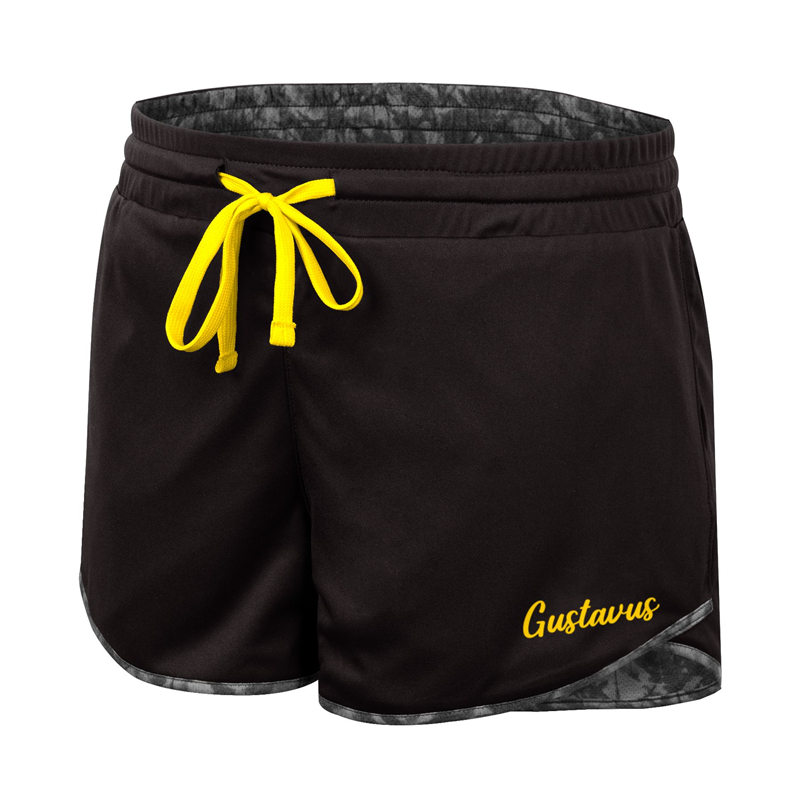 Women's Shorts Colosseum Gustavus Gusties Black Camo Reversible (SKU 1195018990)