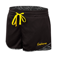 Women's Shorts Colosseum Gustavus Gusties Black Camo Reversible