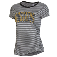 Women's T-Shirt Alternative Stripe Gustavus White / Black